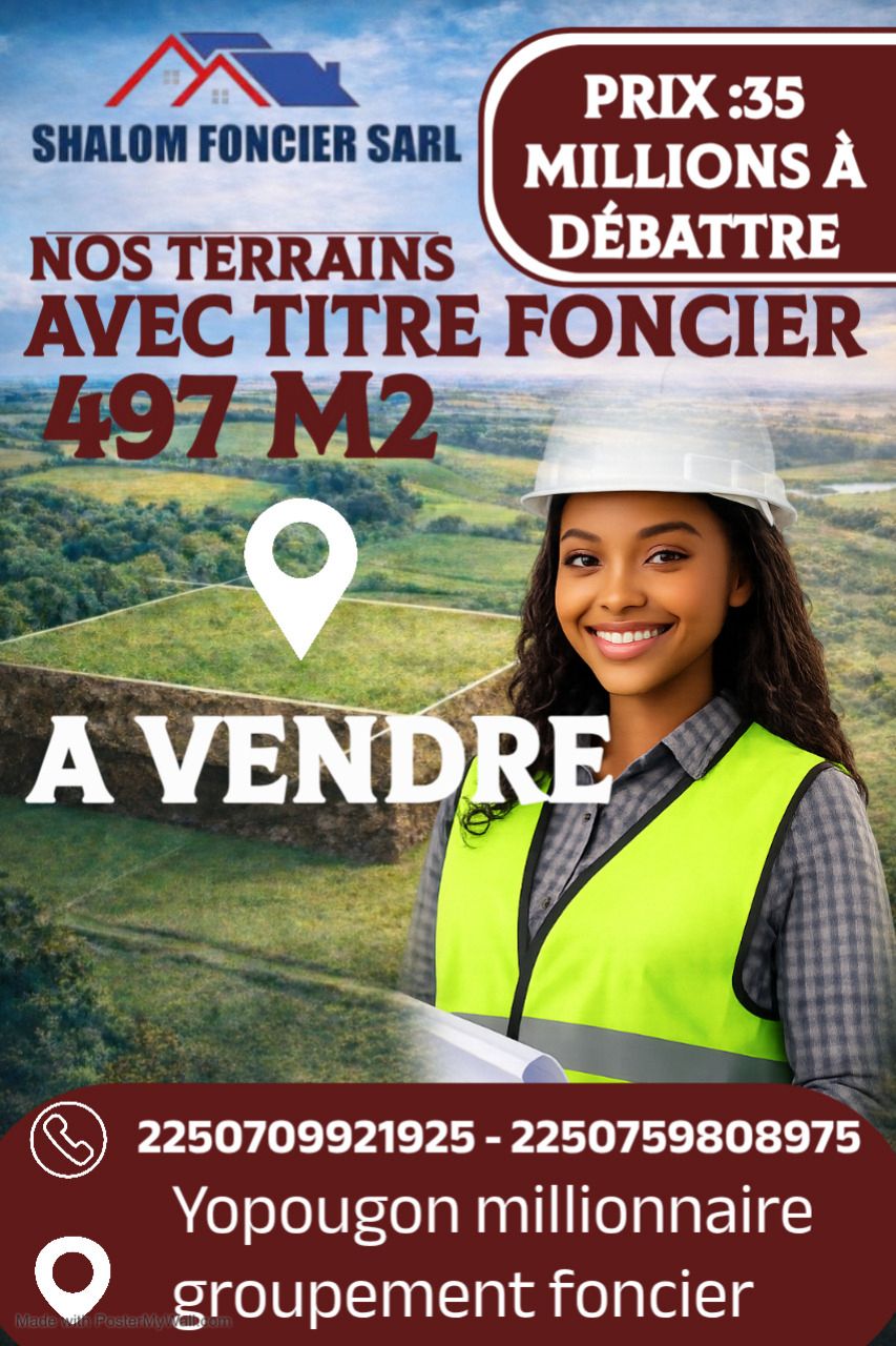 TERRAIN A VENDRE