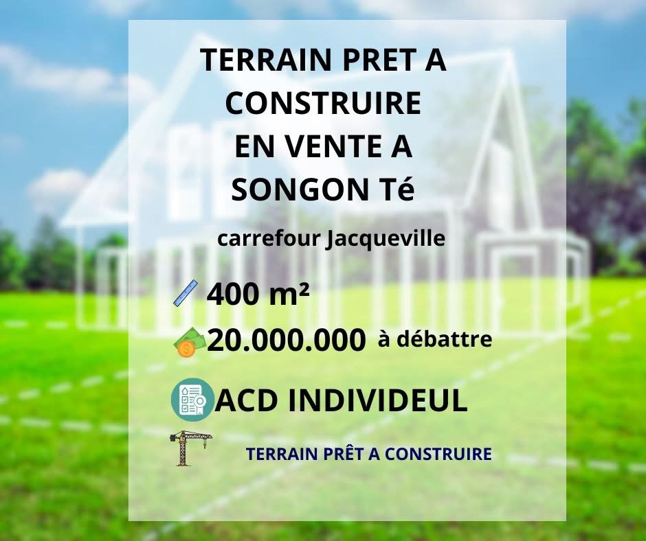 TERRAIN EN VENTE