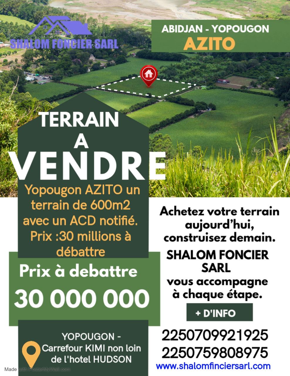 TERRAIN A VENDRE