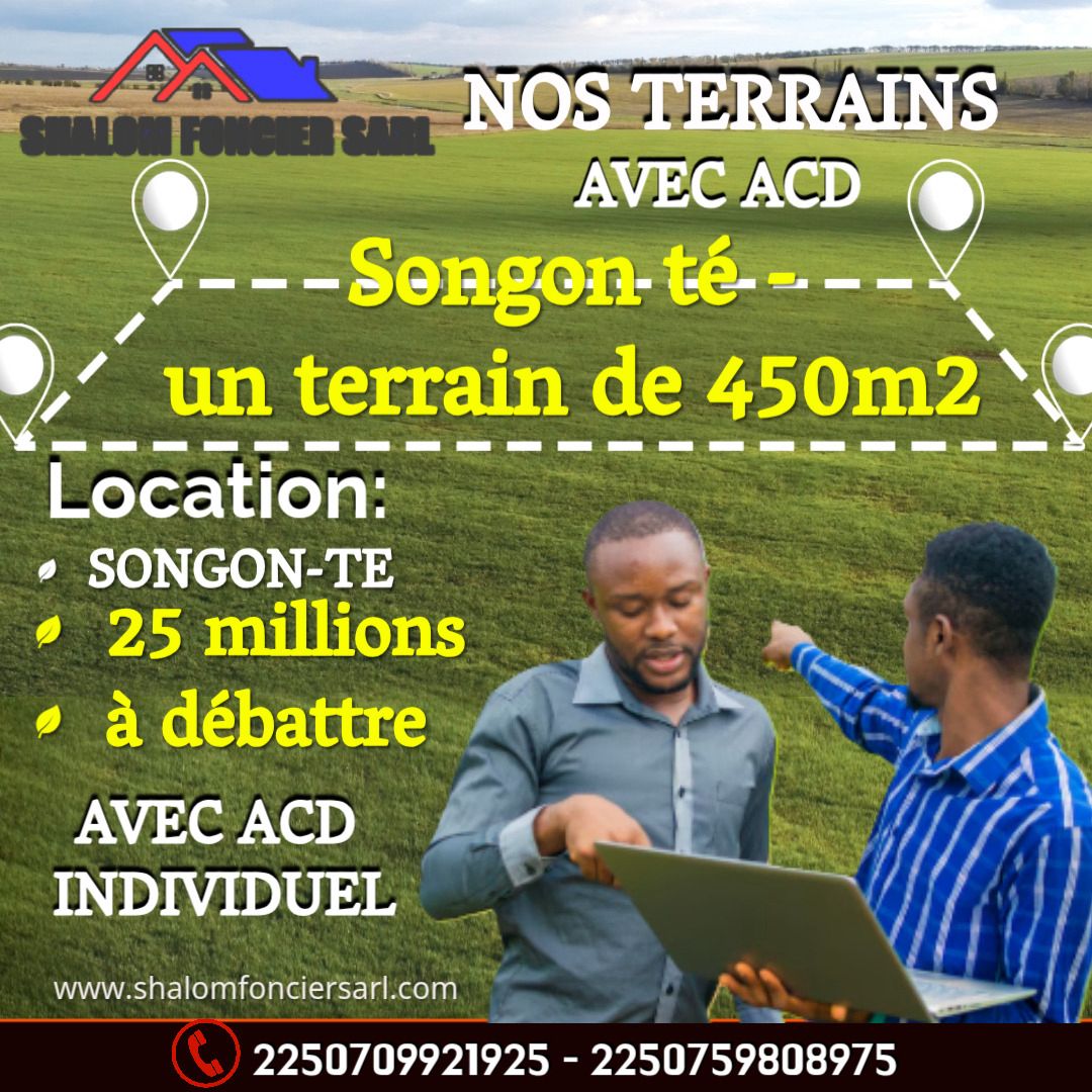 TERRAIN A VENDRE